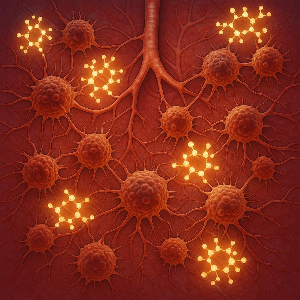 découvrez comment le sucre pourrait stimuler la croissance des cellules tumorales dans le cancer du poumon et les implications pour la prévention et le traitement.